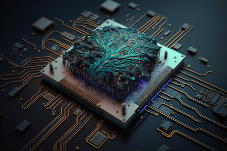 System Artificial intelligence ChatGPT Chat Bot AI , Technology smart robot Ai Chat GPT application software , robot application Chat GPT. Generative AIの素材