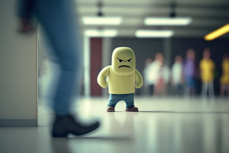 Societal Problem in Students and Scholars, Dexcrimination, Bullying, Bully the Weak, school bully, stop the problem, foster responsibility and respect, Loneliness, neglect, hatred.の素材