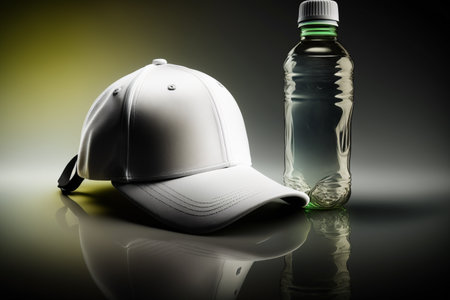 Elements and precautions against sunstroke. Help in hot weather, taking care of your health in the summer, in bright sun, in the heat, and in poor well-being. Water cooling refreshments global warmingの素材