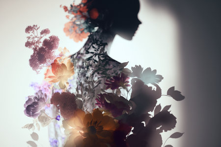 Happy mother's day. One of the most important events, the relationship between parents and their children, care and responsibility, love and devotion, child and adult, pregnancy. mother.の素材