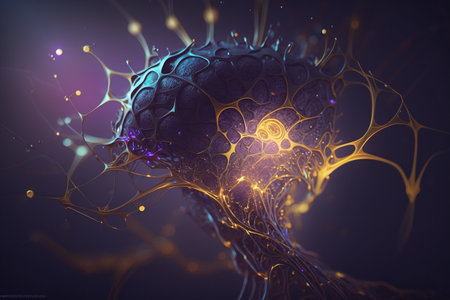 Artificial intelligence new technology. Science futuristic Abstract human brain. AI technology CPU central processor unit chipset .Big data .Machine learning and cyber mind domination .Generative AIの素材