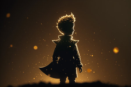 The Little Prince. Antoine Marie Roger de Saint Exupery. A timeless classic, a book, a story, for children and adults.の素材