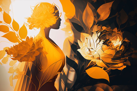 Happy mother's day. One of the most important events, the relationship between parents and their children, care and responsibility, love and devotion, child and adult, pregnancy. mother.の素材