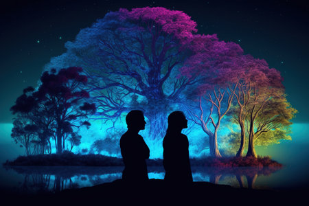 World Environment Day. conservation of nature. Responsibility for the development of the planet, pollution, salvation is in our human hands. Ecology, earth day, globe, natureの素材