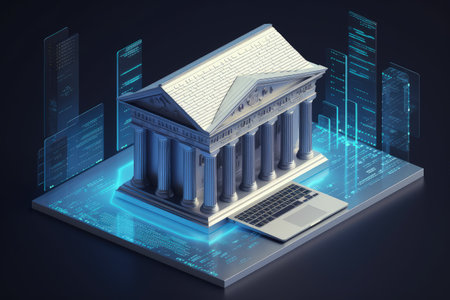 Finance, banking concept. Financial services, ATM, money turnover, investment and storage of funds in cash and vaults of the bank. successful investment, productivity business.の素材