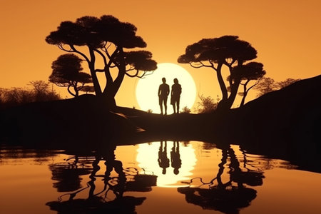 Summer is a wonderful time of year, spending time with joy, bright colors, relaxation. Heat warmth, mood, enjoyment, happiness smiles, holiday vacation trip, Tourism beautiful destination.の素材