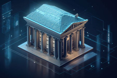Finance, banking concept. Financial services, ATM, money turnover, investment and storage of funds in cash and vaults of the bank. successful investment, productivity business.の素材