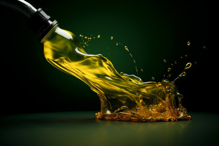 Petrol is a combustible mixture, gasoline oil, motor fuel, diesel engine, Liquid viscous mixture, flammable gas. Black gold.の素材