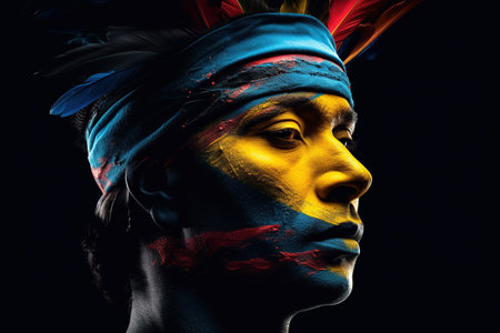 Independencia de Colombia, Colombia national day, independence holiday, banner poster postcard, patriotism, pride, authenticity official symbols and colors, July 20, backgroundの素材