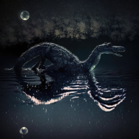 Dinosaurs. Extinct species of animals. Big strong toothy predators. Jurassic period. triceratops, T-rex, brontosaurus, pterodactyl stegosaurus pteranodon ceratosaurus, reptile.の素材