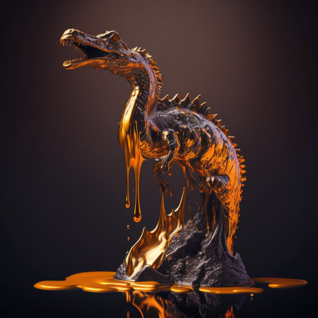 Dinosaurs. Extinct species of animals. Big strong toothy predators. Jurassic period. triceratops, T-rex, brontosaurus, pterodactyl stegosaurus pteranodon ceratosaurus, reptile.の素材