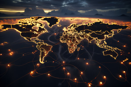 World Tourism Day, international holiday, traveling the world, sightseeing, camping in the mountains, flying for vacations, baggage. world map passport.の素材