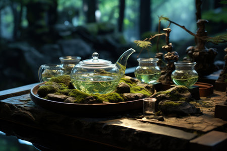 Tea is a beverage obtained by boiling, brewing, infusing the leaf of a tea bush. Black green floral herbal. Leisure, health properties, therapeutic midditya. fruityberry. Organic refreshing drinkの素材