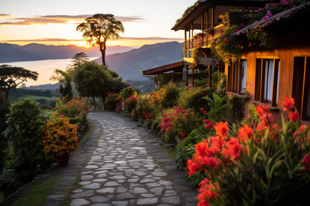 Colombia nature photo sunset nature latam, Beautiful views, mesmerizing landscapes, traveling through the nature of the lagoon, Creative photos, interesting details.の素材