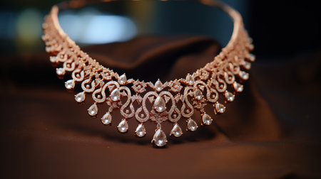 Jewel necklace, jouvillerie, neck ornament, costume jewelry , luxury luggage object, luxe giftの素材