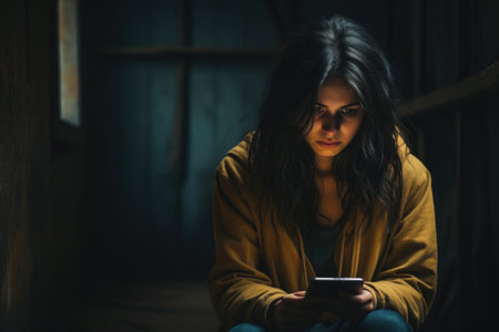 Blackout no electricity light, power outage, breakdown, electric, persona in absence of electricity with candle, problem, systemic accident in power system accompanied by mass disconnection of consumの素材