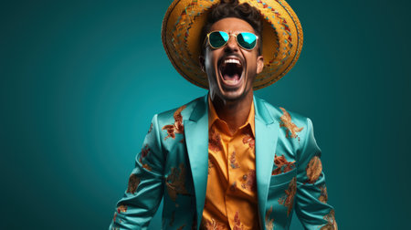 Mexican Holiday, independence day for banner copy space, text Mexican Revolutionの素材