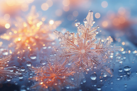 Winter, snowfall snow, cool season, snowy, beauty, white blanket of flakes, falling snowflakes, pleasant cold, copypace background text.の素材