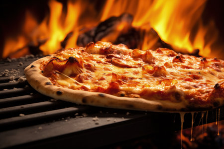 Pizza yeast flatbread, tomato sauce, cheese, herbs a traditional Italian dish stacked filling of tomato sauce, cheese ingredients such s meat, vegetables, mushrooms and other foods. pizzaioloの素材