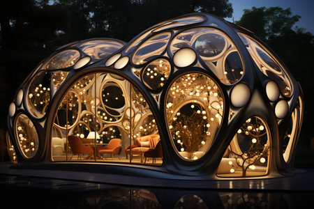 House of the Future. Alternative creative planning design architecture innovative modern modernized buildings. the skill and science of constructing, designing buildings and structuresの素材