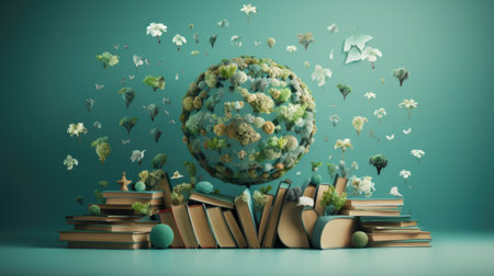 Celebrating world environmental education day: promoting awareness, conservation, and sustainability for a greener, healthier planetの素材