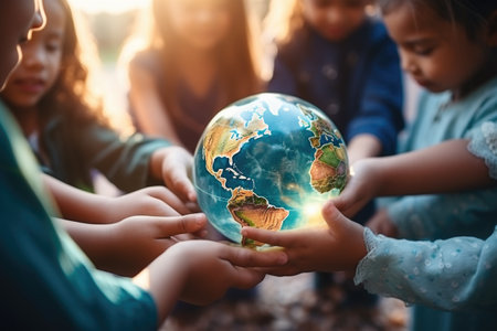 Earth hour: a global call to action for environmental awareness, unity, and energy conservation, symbolizing a collective commitment to a sustainable and eco-friendly future for our planetの素材