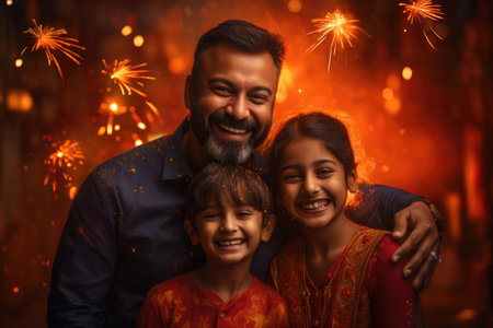 Happy gudi padwa: a joyous celebration of Marathi new year, ushering in happiness, renewal, and cultural traditions, embracing festive spirit and new beginnings with family and cultural prideの素材