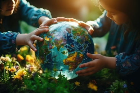 Earth hour: a global call to action for environmental awareness, unity, and energy conservation, symbolizing a collective commitment to a sustainable and eco-friendly future for our planetの素材