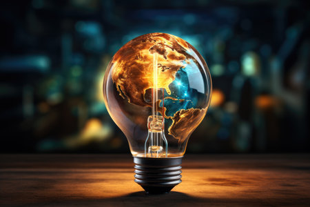 Earth hour: a global call to action for environmental awareness, unity, and energy conservation, symbolizing a collective commitment to a sustainable and eco-friendly future for our planetの素材