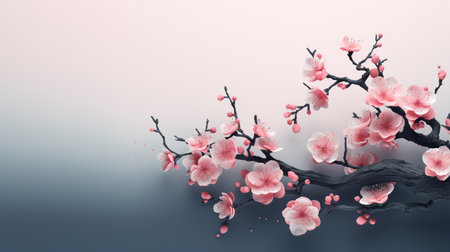 Celebrating nature's ephemeral beauty: the enchanting allure of cherry blossoms in spring, a symphony of pink blooms heralding renewal, serenity, and the timeless grace of fleeting floral eleganceの素材