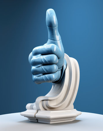3d like, A sign of admiration and preference, expressions of liking and sympathy, Digital display of gratified emotionの素材