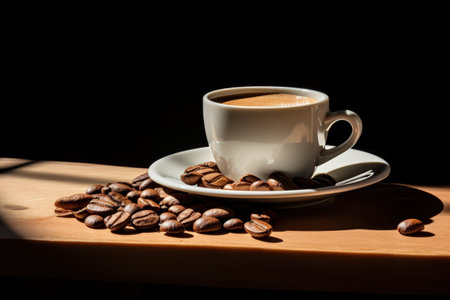 Coffee. aroma-filled mornings with a cup of rich brew: indulging in the comforting warmth, flavor, and culture of coffee, an essential daily ritual for enthusiasts worldwideの素材