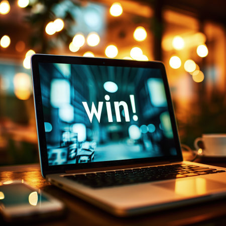 Winning and bonus concept, , banner and wallpaper for bonus and win, prize, triumph of victory, joy of achieving what you want, gambling theme, casino, online gamesの素材