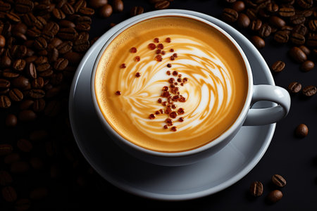 Coffee. aroma-filled mornings with a cup of rich brew: indulging in the comforting warmth, flavor, and culture of coffee, an essential daily ritual for enthusiasts worldwideの素材