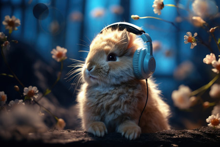 Whimsical world imagining animals in human roles playful anthropomorphic scenes and comical wildlife in human situations surreal and amusing animal behavior. animals living like humansの素材