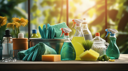 Transformative cleanliness: professional cleaning services for homes and businesses, ensuring immaculate spaces through expert maintenance, sanitation, eco-friendly practices for spotless environment.の素材