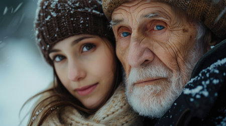 Navigating challenges with compassion: insightful portraying the world of Parkinson's, Alzheimer's, and associated problems, emphasizing the importance of empathetic care and supportの素材