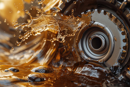 Essential car care: motor oil, engine maintenance, and precision bearings for optimal automotive performance and longevityの素材