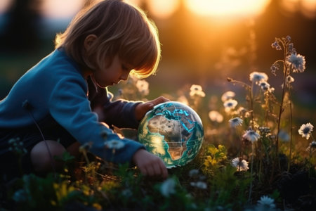 Earth hour: a global call to action for environmental awareness, unity, and energy conservation, symbolizing a collective commitment to a sustainable and eco-friendly future for our planetの素材