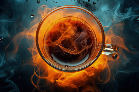 Coffee. aroma-filled mornings with a cup of rich brew: indulging in the comforting warmth, flavor, and culture of coffee, an essential daily ritual for enthusiasts worldwideの素材