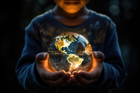 Earth hour: a global call to action for environmental awareness, unity, and energy conservation, symbolizing a collective commitment to a sustainable and eco-friendly future for our planetの素材