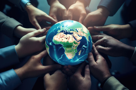 Earth hour: a global call to action for environmental awareness, unity, and energy conservation, symbolizing a collective commitment to a sustainable and eco-friendly future for our planetの素材