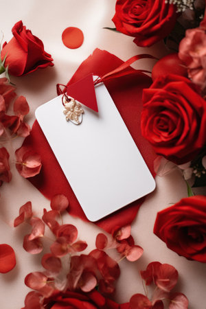 Celebrating women: a chic March 8 mockup with copy space frame, perfect for creating empowering designs, digital displays, heartfelt messages to honor International Women's Day in a stylish mannerの素材