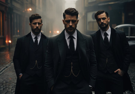 Timeless elegance and modern flair: a curated guide to gentlemen's style, blending sophistication individuality in fashion, encapsulating the essence of sartorial refinement contemporary trendsの素材