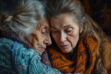 Navigating challenges with compassion: insightful portraying the world of Parkinson's, Alzheimer's, and associated problems, emphasizing the importance of empathetic care and supportの素材