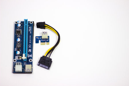 Riser for mining on video card. Device for collecting a mining farm. Mining board.Microcircuit for...