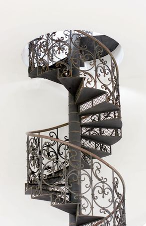 Spiral staircaseの写真素材