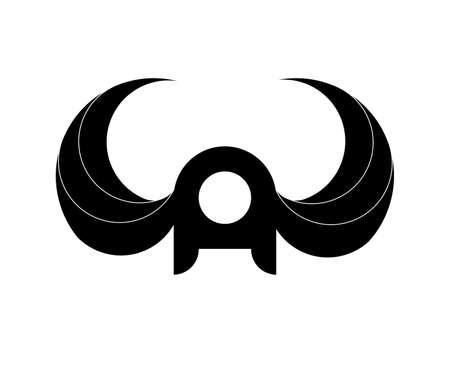 A letter wings logo vector design, creative style a letter logo abstractのイラスト素材