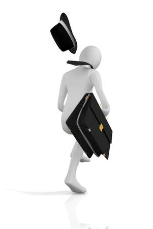 Business man run の写真素材