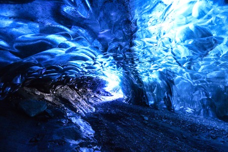 Ice Cave Icelandの写真素材